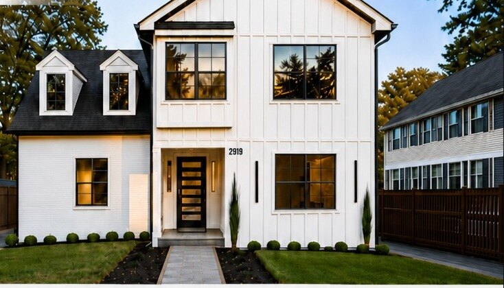 Completed luxury home at 2919 Fairhill Rd